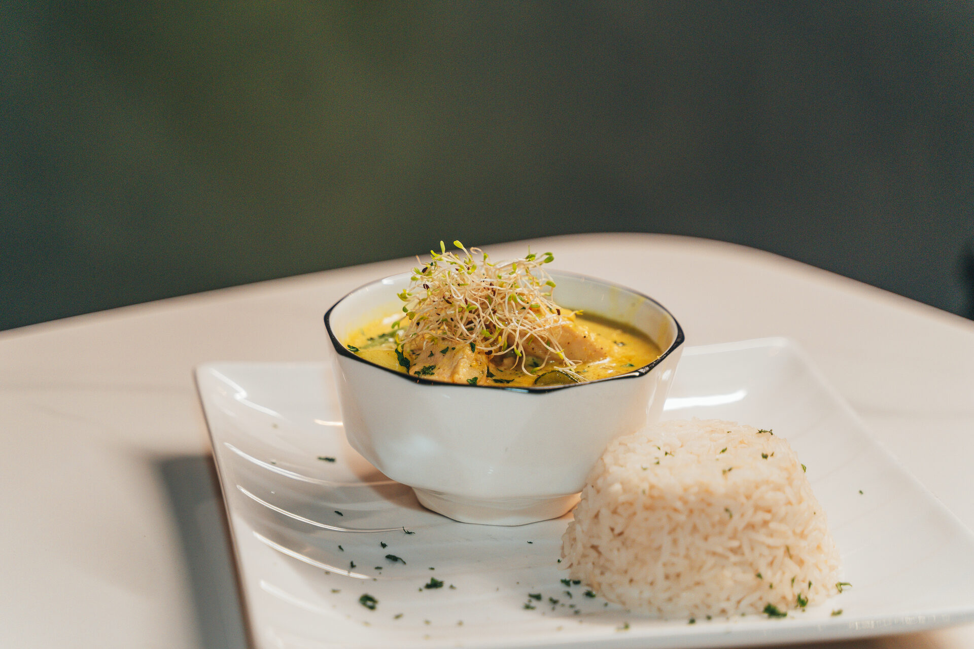 Curry de pollo y coco El Alba